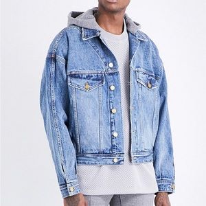 FEAR OF GOD - Fifth Collection - Selvedge Denim
Terry Hooded Trucker Jacket